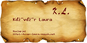 Kövér Laura névjegykártya