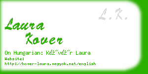 laura kover business card